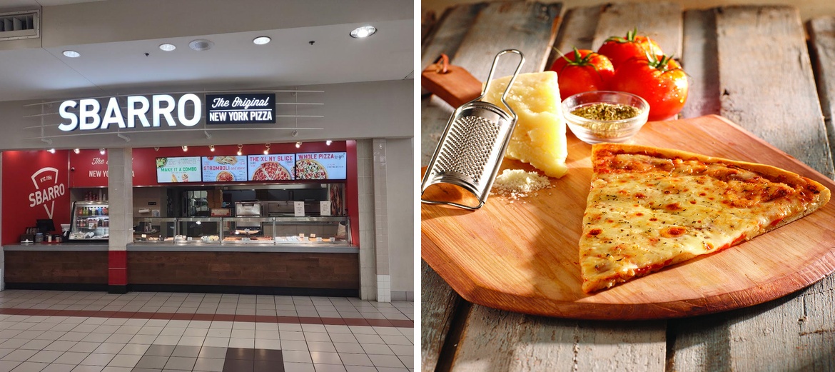 Sbarro Menu